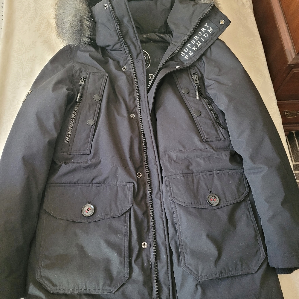 Superdry Premium Down Parka Coat - Great Condition! Never Used!